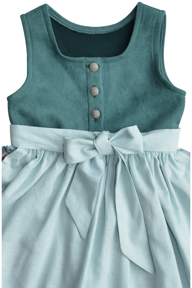 Baby Dirndlkleid Dirndl salbei Bild 2