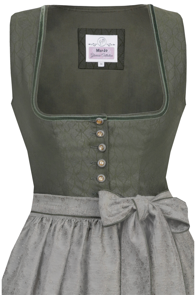 Midi-Dirndl efeu khaki Bild 2