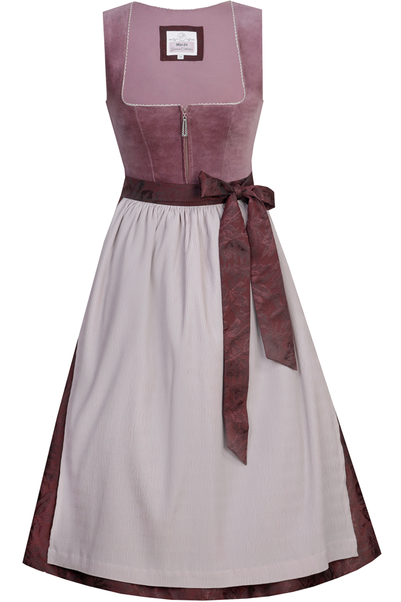 Samtdirndl traube mauve