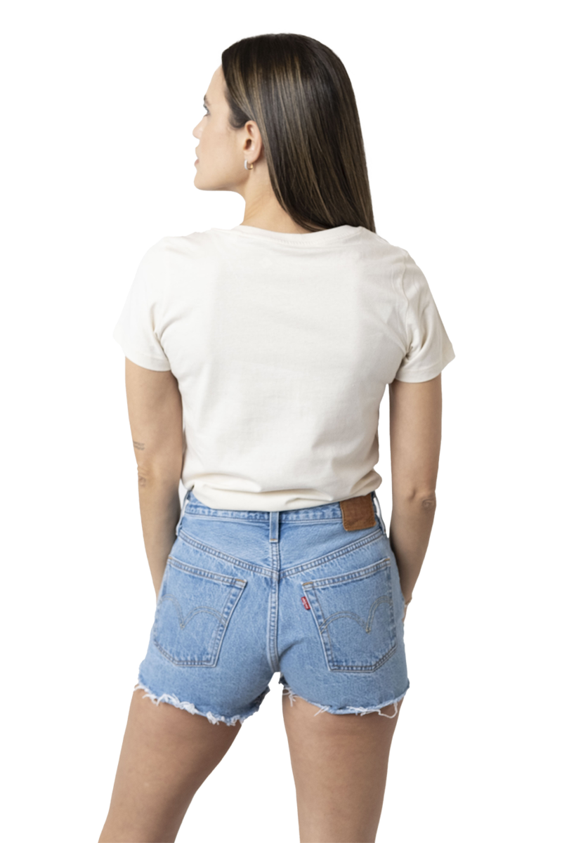 Damen T-Shirt 'Expresslieferdienst' naturcreme Bild 2