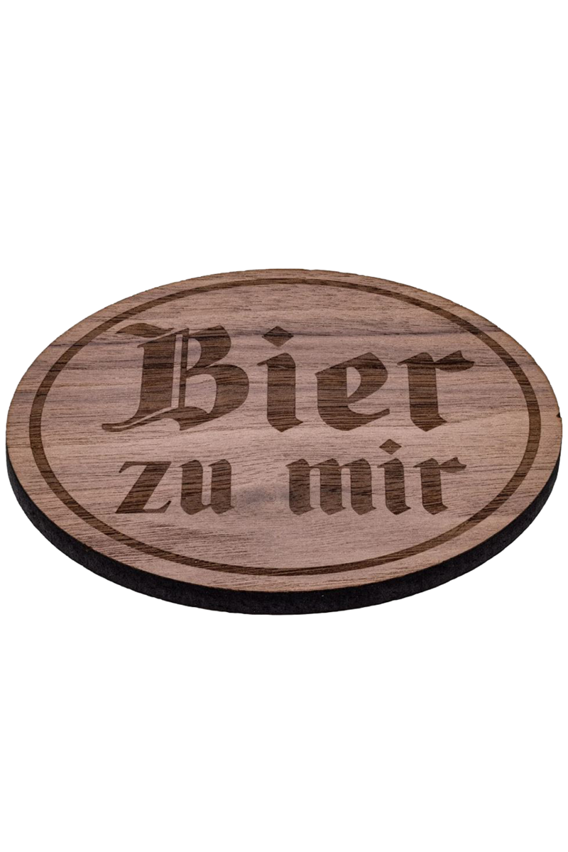 Getrnke Untersetzer 'Bier zu mir'