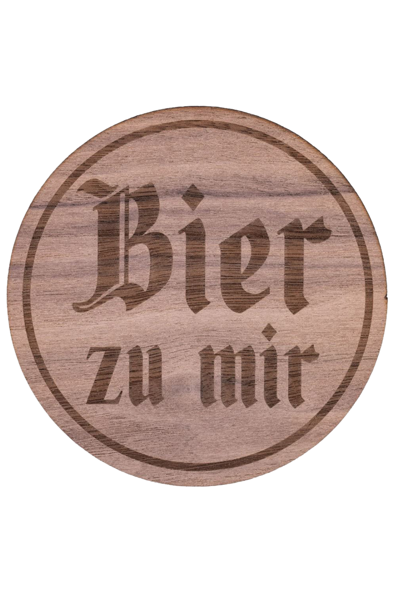 Getrnke Untersetzer 'Bier zu mir' Bild 2