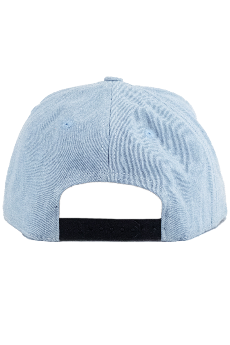 Herren Snapback Cap Schlmpfe 'Muffi Zefix' hellblau Bild 2