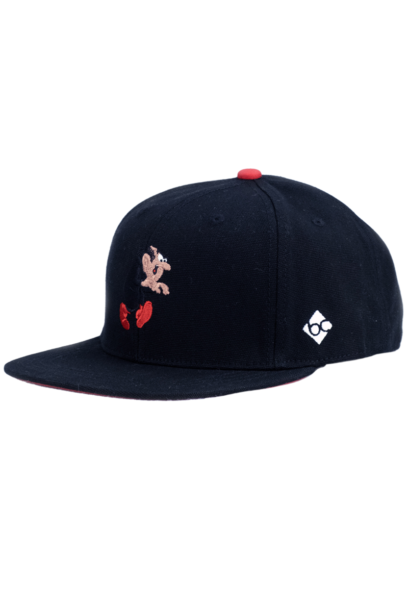 Herren Snapback Cap 'Gargamel' schwarz