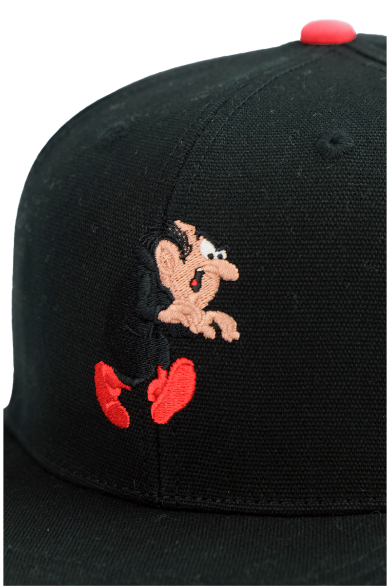 Herren Snapback Cap 'Gargamel' schwarz Bild 2