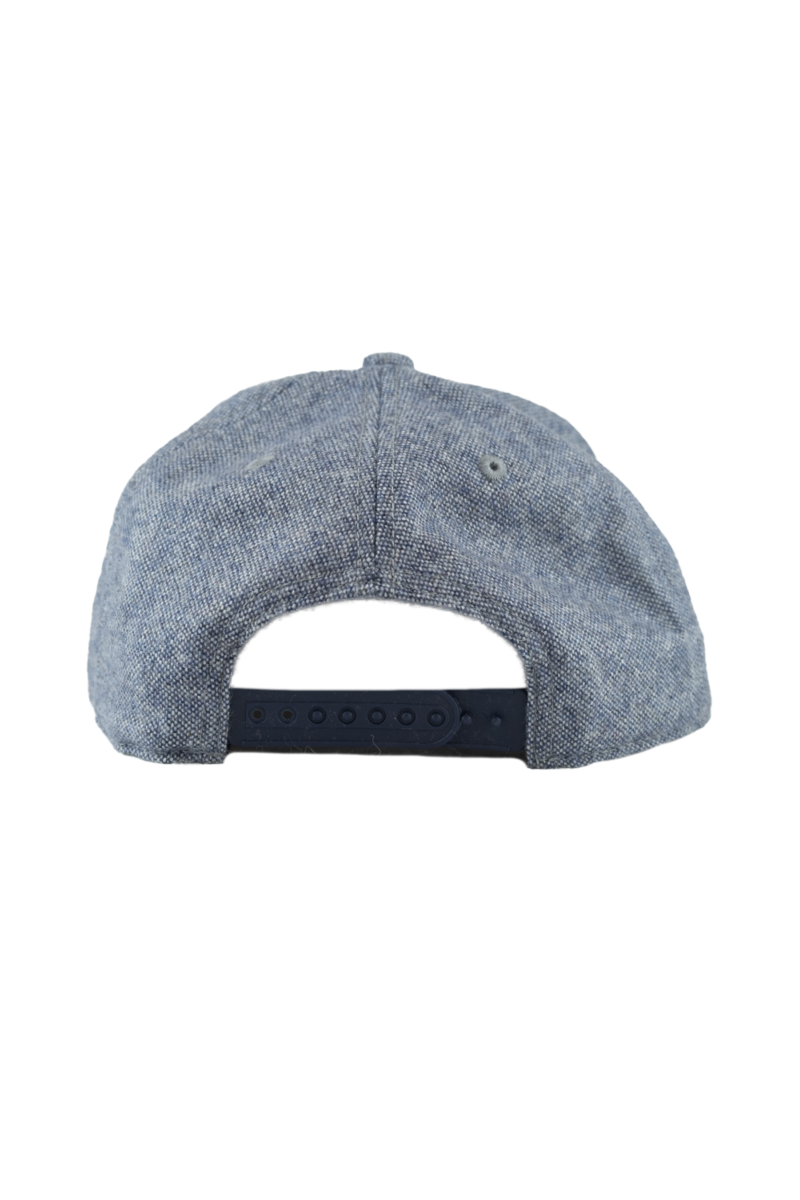 Cap Flanell Edelwei Snapback hellblau Bild 2