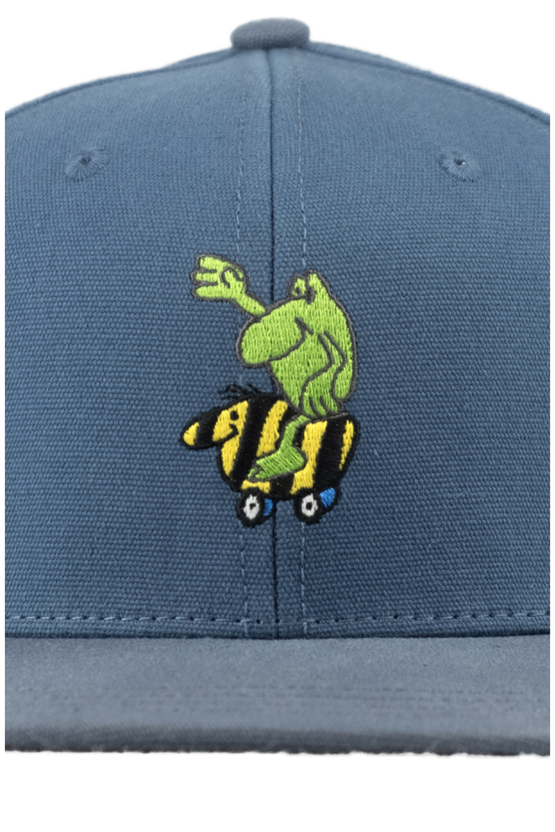 Janosch-Cap 'Tigerententaxii' Snapback blau Bild 2