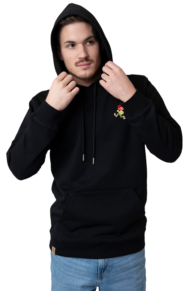 Herren Hoodie Pumuckl schwarz Bild 2