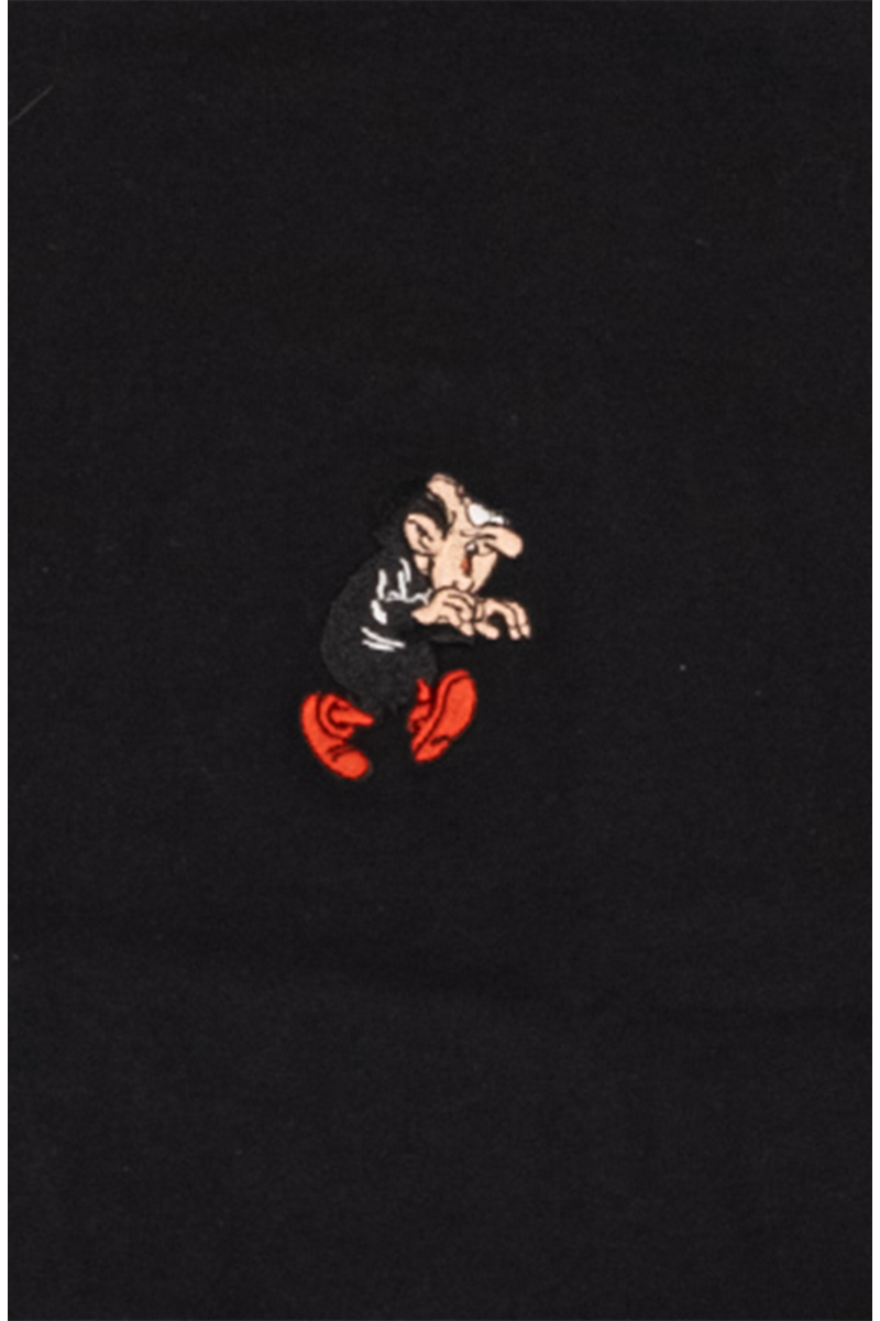 Herren Trachtenshirt 'Gargamel' schwarz Bild 2