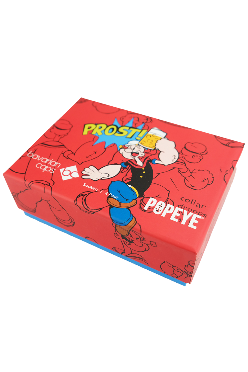 Herren Sockenbox 'Popeye' bunt