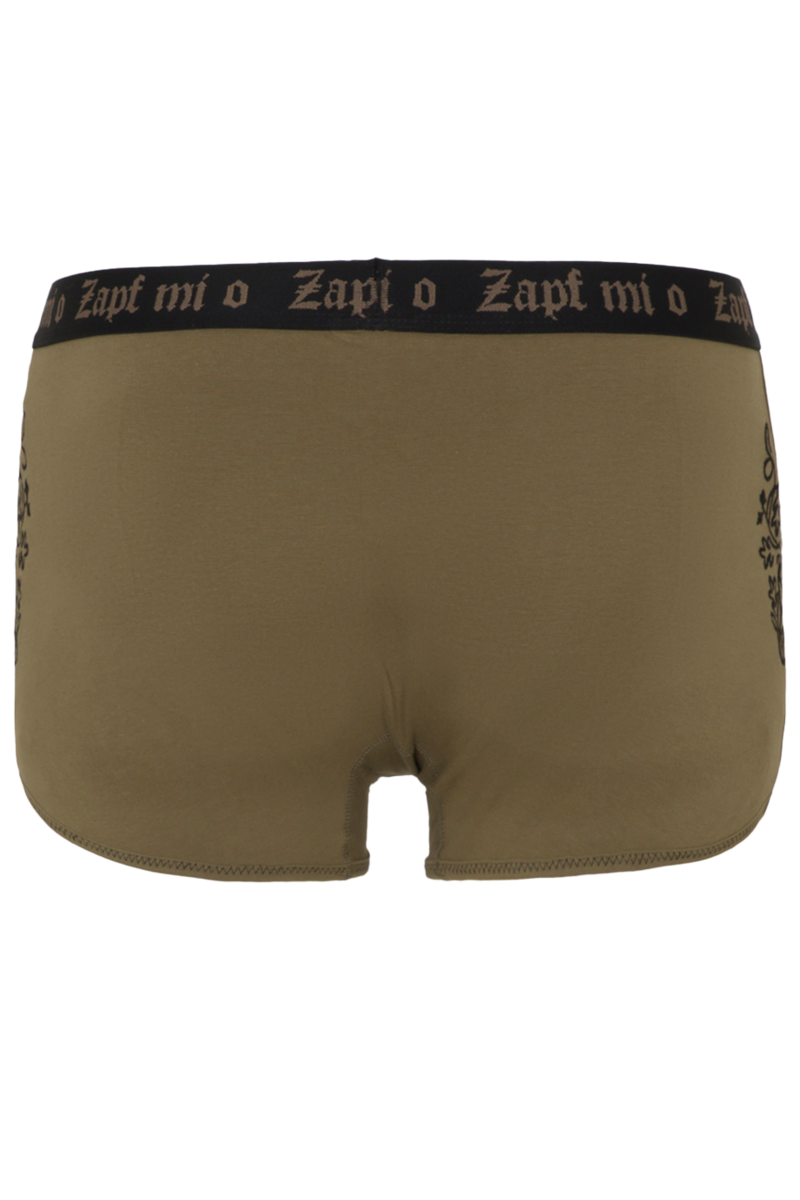 Herren Boxershorts Unterwsche 'Zapfhahn' oliv Bild 2