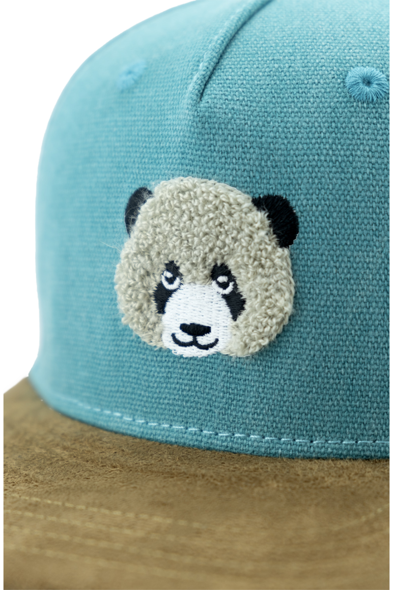 Kinder Snapback Cap Panda Teddy-Stick minze Bild 2