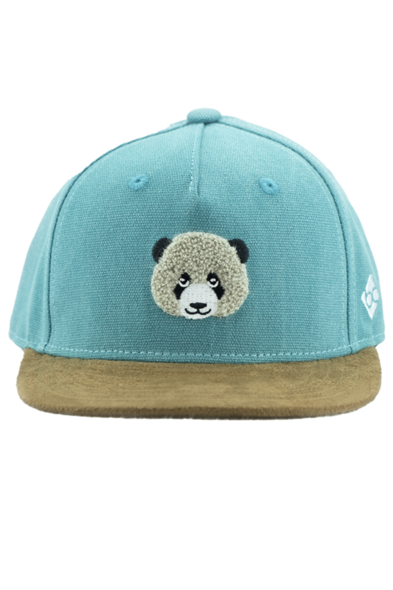 Kinder Snapback Cap Panda Teddy-Stick minze Bild 2