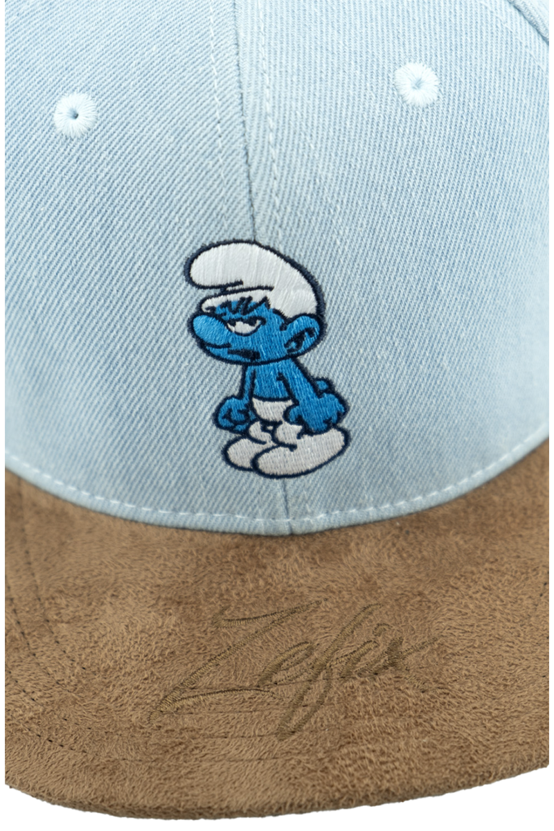 Kinder Snapback Cap Schlmpe 'Muffi Zefix' hellblau Bild 2