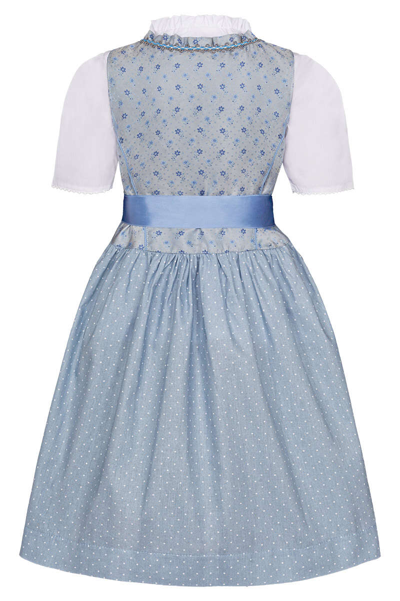 Kinderdirndl mit Bluse hellblau Bild 2