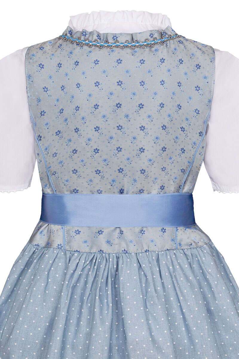 Kinderdirndl mit Bluse hellblau Bild 2