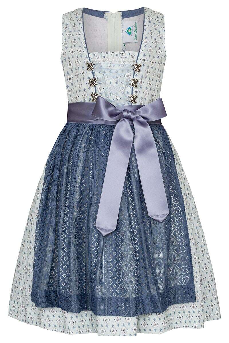 Kinderdirndl hellblau trkis