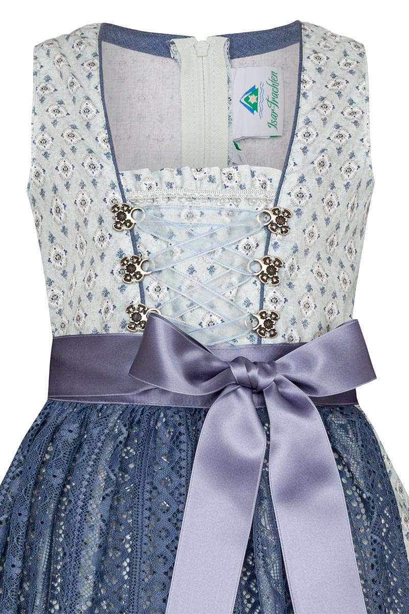 Kinderdirndl hellblau trkis Bild 2