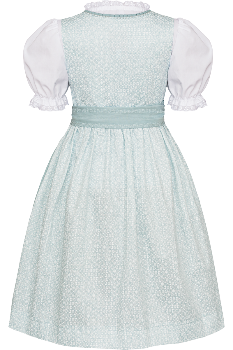 Kinder Dirndl mit Bluse mintgrn Bild 2