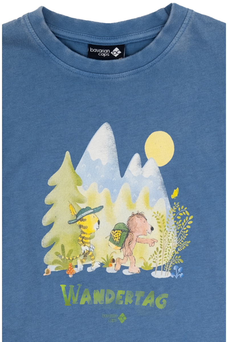 Kinder T-Shirt Janosch 'Wandertag' dunkelblau Bild 2