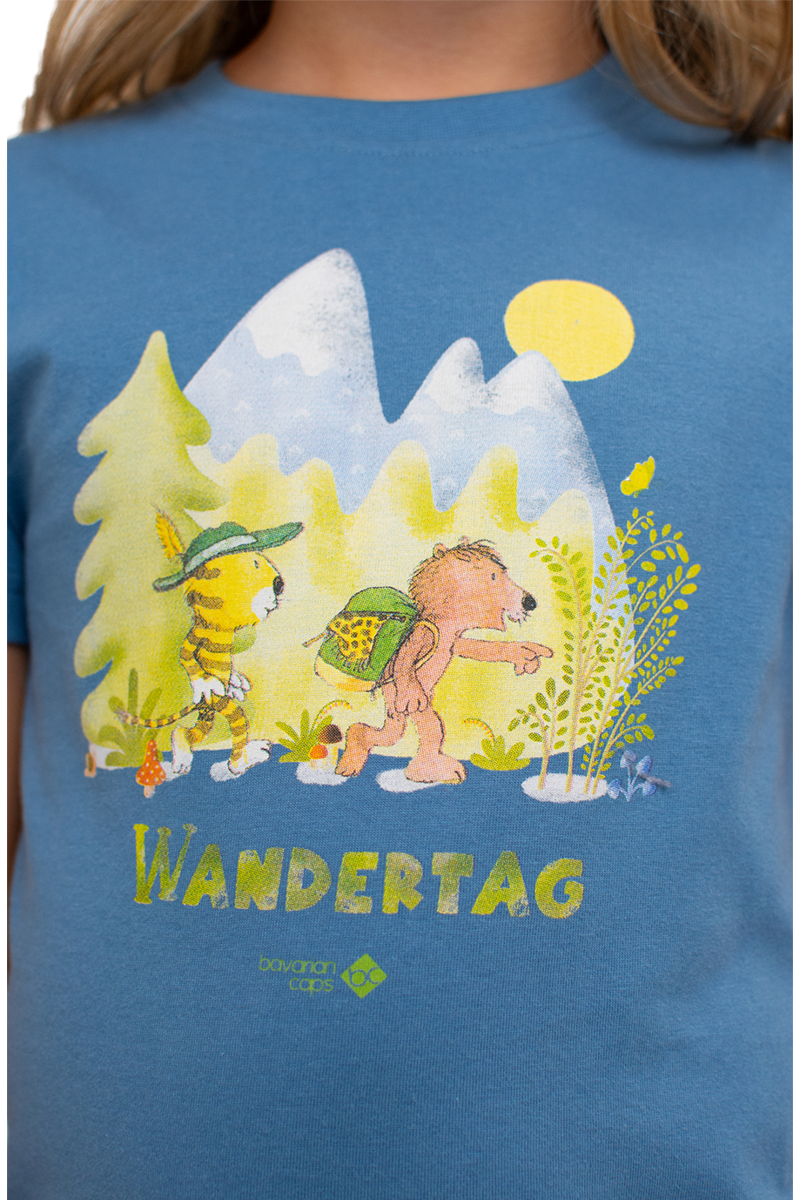 Kinder T-Shirt Janosch 'Wandertag' dunkelblau Bild 2