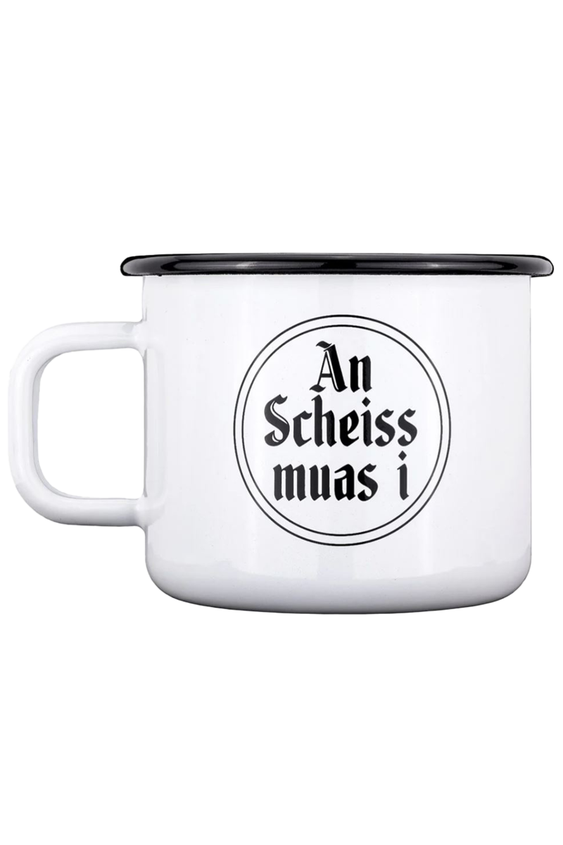 Tasse Haferl 'An Scheiss muas ii' Bild 2