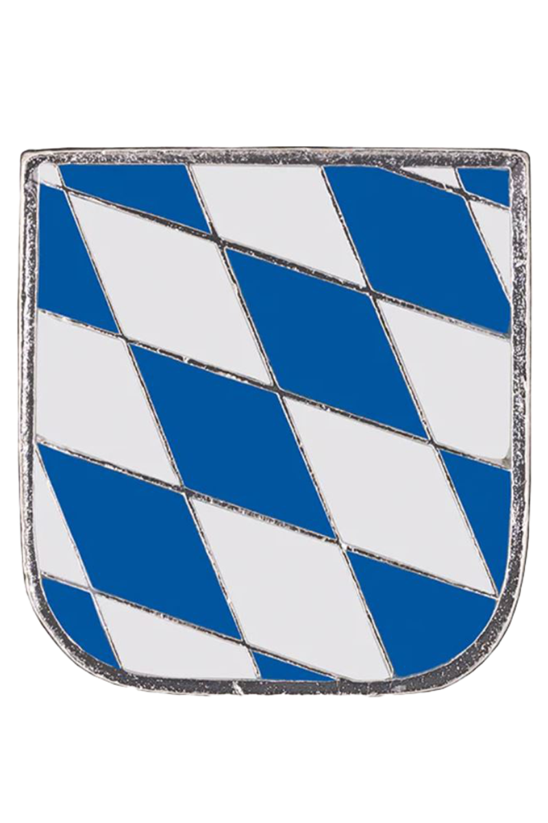 Gaudiknopf 25mm schlicht 'Wappen'