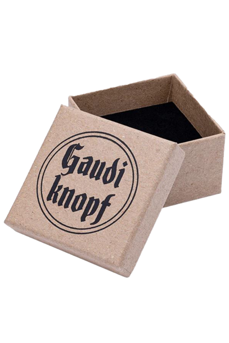 Gaudiknopf 25mm schlicht 'Wappen' Bild 2