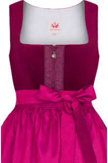 Samtdirndl Midi beere