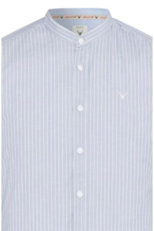 Herren Trachtenhemd Slim-Fit mit Streifen hellblau