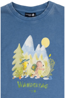 Kinder T-Shirt Janosch 'Wandertag' dunkelblau