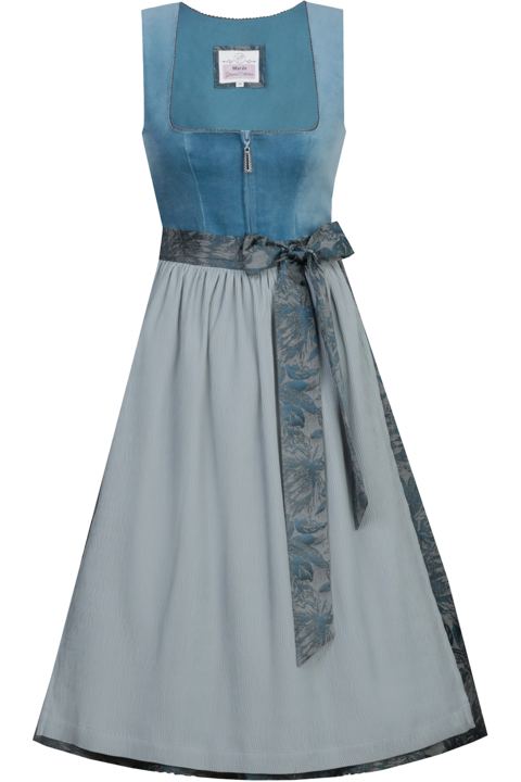 Samtdirndl denim cloud