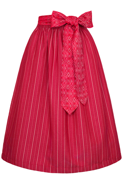 Dirndlschrze Midi 70cm rot