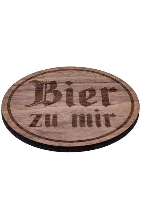 Getrnke Untersetzer 'Bier zu mir'