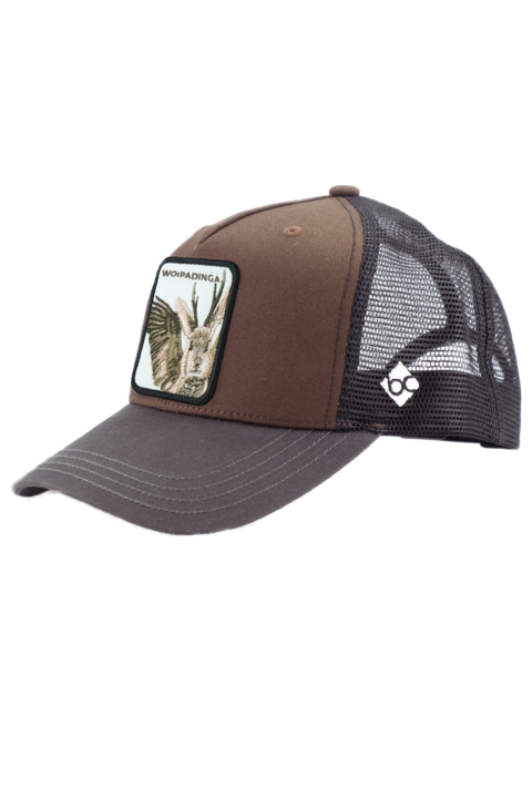 Herren Curved Cap Woipadinga braun