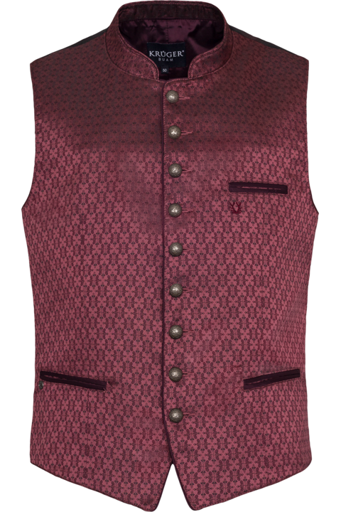 Herren Trachtenweste bordeaux