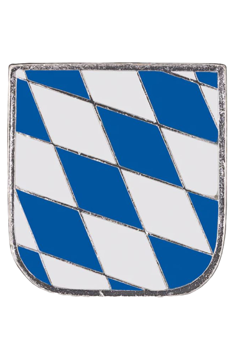 Gaudiknopf 25mm schlicht 'Wappen'