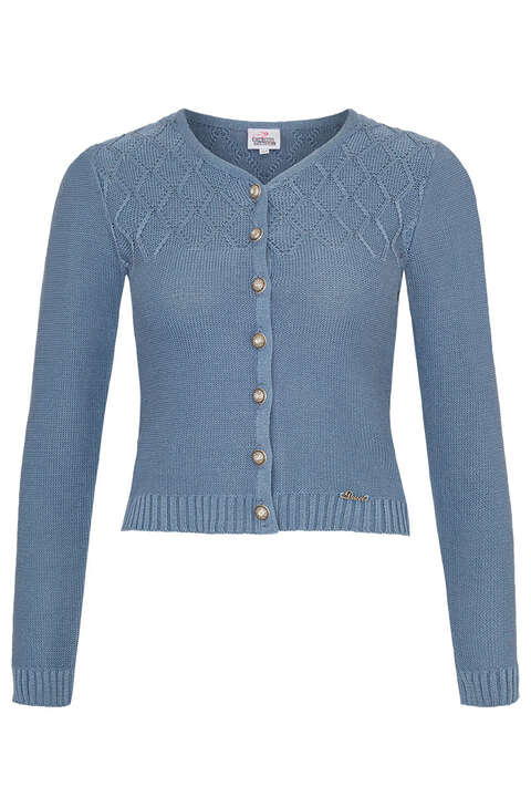 Damen Dirndljacke taubenblau